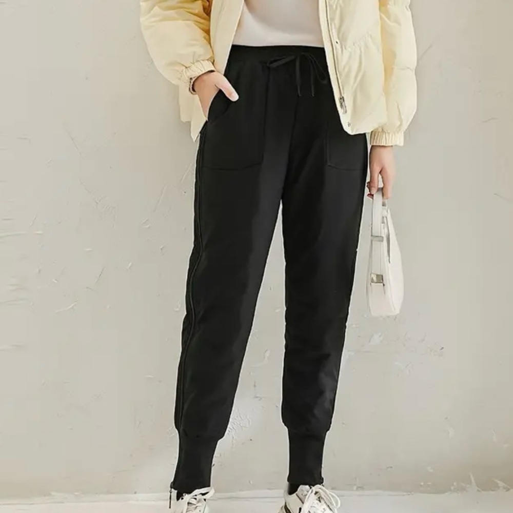 High Waist High Rise Pants Winter Pants Trousers Snow pants Windproof Waterproof